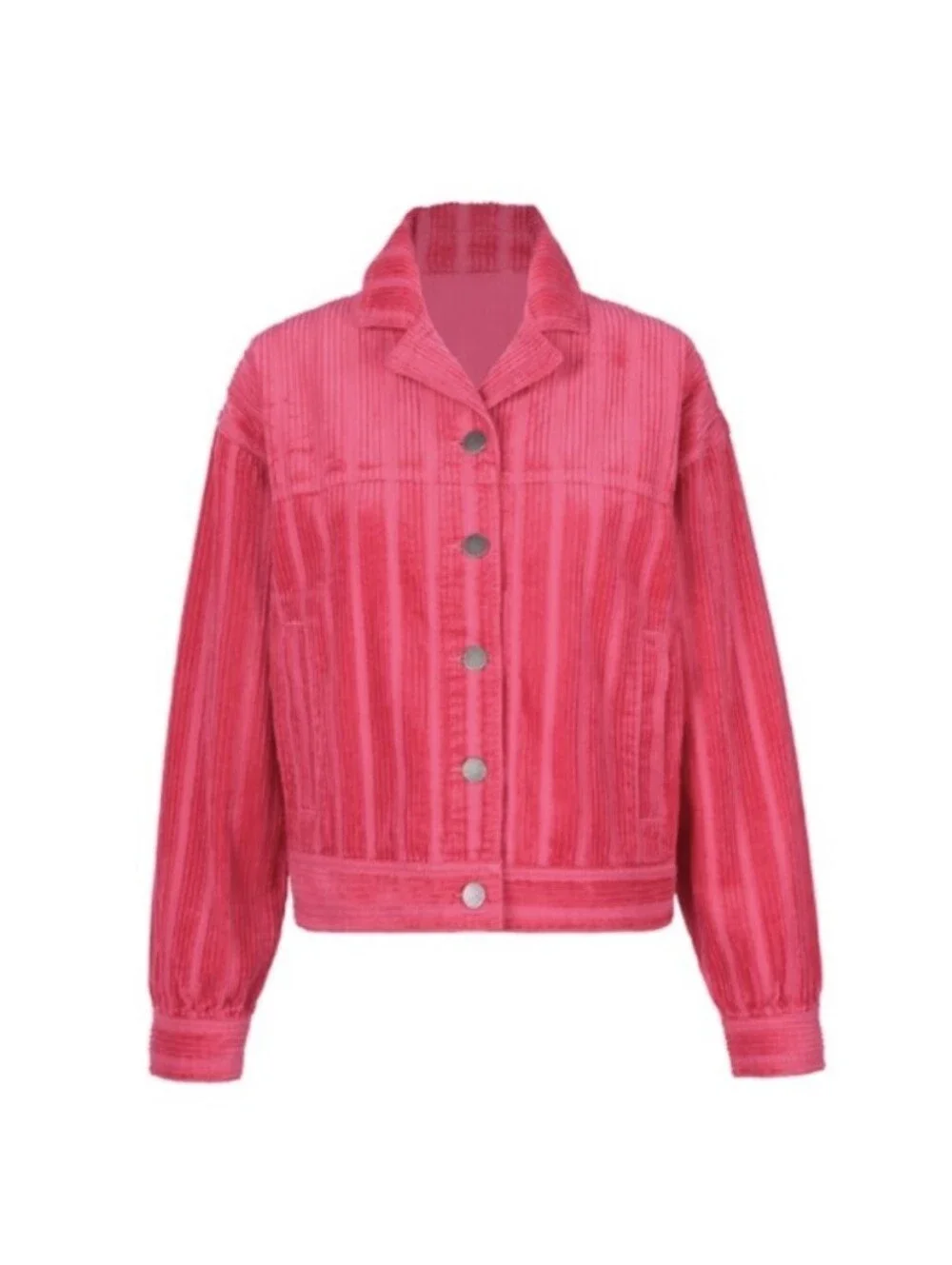 NWOT CAbi 4124 Cheeky Topper Boxy Bomber Corduroy Jacket Size Large $160 Retail